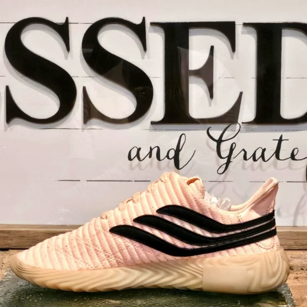 Adidas Sobakov Sneaker 'Clear Orange' Lght Pink Mns 7.5 #BB7619
